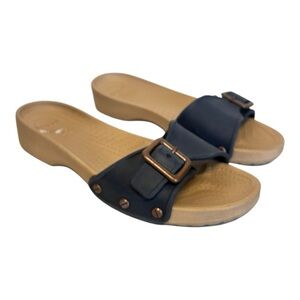 Crocs | Blue and Tan Women's Slide Sandals summer resort travel‎ comfort 8